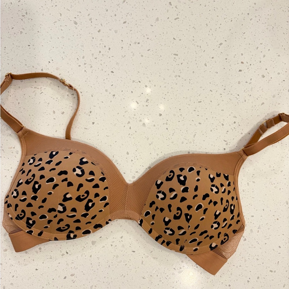 Lively All Day No Wire Push Up Bra Cheetah Print 32C